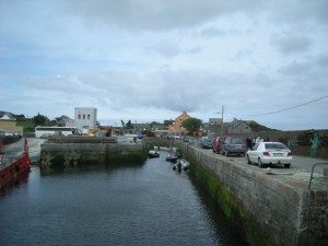 Cleggan harbour...
